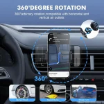 BEYIMEI 15W Fast Wireless Car Charger Mount - Wireless Charging Car Mount Auto-Clamping.Phone Holder Quick Charging for 9/10/11/12/13/14/15 Pro/MAX/XS/XR/X/8/Plus Samsung Galaxy
