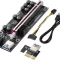 BEYIMEI PCI-E 1X to 16X Riser Card, 10 Capacitors,for Bitcoin Ethereum Mining ETH,with 0.6 m USB 3.0 Extension Cable & 6PIN SATA Power Cable - GPU Extender Riser Card - (V011-PRO,1 Pack)