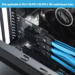 BEYIMEI PCIe 4X SATA Card 6 Ports,SATA III 6 Gbps Controller Expansion Card, ASM1166/SATA 3.0 Non-Raid,with 6 SATA Cables, (Support 6 SATA 3.0 Devices)