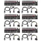BEYIMEI PCI-E 1X to 16X Riser Card, with 0.6 m USB 3.0 Extension Cable & 6PIN SATA Power Cable - GPU Extender Riser Card - for Bitcoin Ethereum Mining ETH (VER009S,6 Pack)