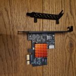 BEYIMEI PCI-E 1X to USB 3.2 GEN1 5Gbps Type-E A-Key Expansion Card,Front Panel Type-C Interface for Desktop PC(ASM1042A)