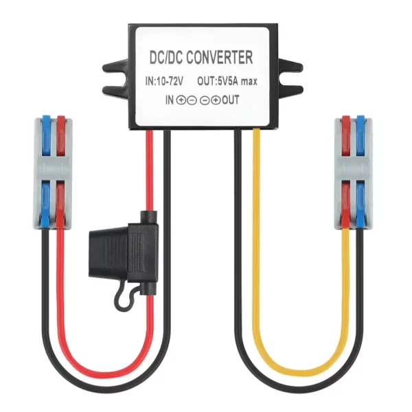 BEYIMEI DC to DC Converter 10-72V 12V/24V/36v/48V to 5V5A Voltage Regulator