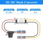 BEYIMEI Waterproof DC Converter 8-32V 12V/24V to 5V5A voltage regulator