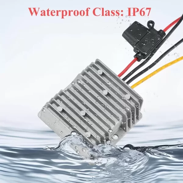 DC/DC Boost Buck Converter 12V to 24V 15A 360W BEYIMEI Step up Converter Module Waterproof Power Supply Board Voltage Stabilizer forTransformer for Car Audio Solar Power System LCD Television
