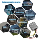 BEYIMEI Voltage Reducer,DC to DC Converter 30-90V 24V/48V/60V/72V to  24V20A