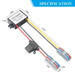 BEYIMEI Voltage Reducer DC Converter 10-60V 12V/24V/36v/48V to 5V5A Buck Converter