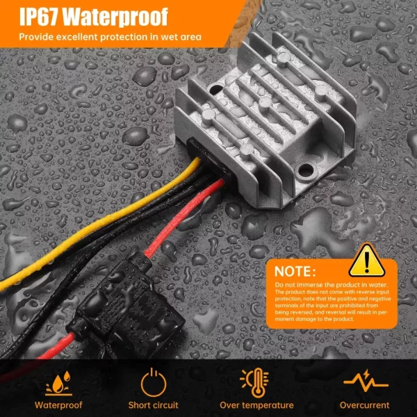 BEYIMEI DC to DC converter 15-35V to 12V10A voltage regulator