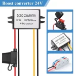 BEYIMEI DC/DC Boost Buck Converter 12V to 24V 3A 72W Step up Converter Module Waterproof Power Supply Board Voltage Stabilizer forTransformer for Car Audio Solar Power System LED Display Screen