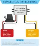 BEYIMEI  Buck converter 24V/36v/48V/60V to 12V5A DC to DC Converter