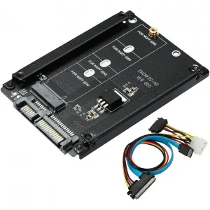  BEYIMEI M.2 NGFF to SATA3.0 Adapter Card, Dual M.2 B-Key SSD to  6G Interface Adapter Card, SATA to Dual M.2 SATA 2.5'' SSD (JBOD) :  Electronics