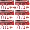BEYIMEI PCI-E 1X to 16X Riser Card, 10 Capacitors,PCI-E Riser for Bitcoin Litecoin Ethereum Mining ETH,with USB 3.0 Extension Cable, 6PIN SATA Power Cable - GPU Extender Riser Card - (V013-PRO,6 Pack)