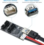 BEYIMEI USB 3.2 Gen1 to Dual 19PIN Male Adapter Card,SuperSpeed 5Gbps USB3.0 to 2-Port 19PIN Expansion Card for Windows7/8/10/11(32/64bit) /Linux/MAC