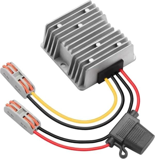 BEYIMEI DC 24V Step Down to 12V 20A Converter Regulator,Low Voltage Reducer DC/DC Power Supply Module Buck Transformer, for Golf Cart, forklifts, Car.