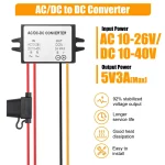 BEYIMEI Voltage Convertor AC 10-26V 12V/24V to DC 5V Buck Voltage