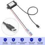 BEYIMEI DC Waterproof Buck Converter 12V 24V to 5V 3A 15W with USB C Interface