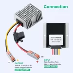 BEYIMEI DC 24V Step Down to 12V 20A Converter Regulator,Low Voltage Reducer DC/DC Power Supply Module Buck Transformer, for Golf Cart, forklifts, Car.