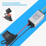 BEYIMEI Waterproof DC 24V Step-Down to 12V 5A Conversion Voltage Regulator Reducer, Adjustable Power Conversion Transformer for Golf Carts, Automobiles.Trucks Light Bar.