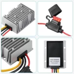 BEYIMEI DC to DC 24V Step Down to 12V 40A High Efficiency Voltage Converter Power Supply Transformer,Waterproof Voltage Reducer for Golf Cart, forklifts Car.