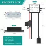DC Buck BEYIMEI Converter 12V/24V/36V/48V to 5V 3A 15W with USB