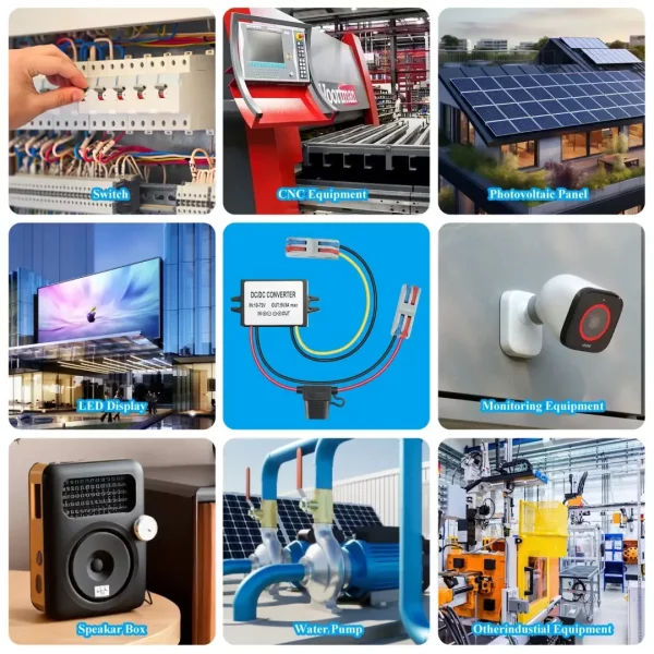 BEYIMEI DC to DC converter 10-72V 12V/24V/36V/48V to 5V3A Buck Converter