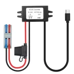 BEYIMEI DC Waterproof Buck Converter 12V 24V to 5V 3A 15W with USB C Interface