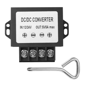DC 12V 24V to 5V 5A Step-Down Converter，8-35V DC Buck Converter to 5A 25W