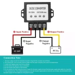 12V/24V  to 5V Buck Converter,DC  5V 3A Max 15W Power Transformer Converter,DC to DC Variable Voltage Regulator