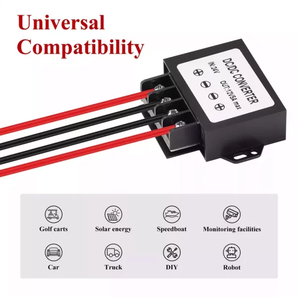 DC Buck Converter 24v to 12v 5A 240W Voltage Regulator