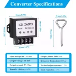 DC 9-36V to 12V voltage regulator,12V 24V to 12V 3A 36W