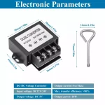 DC 12V 24V to 5V 5A Step-Down Converter，8-35V DC Buck Converter to 5A 25W