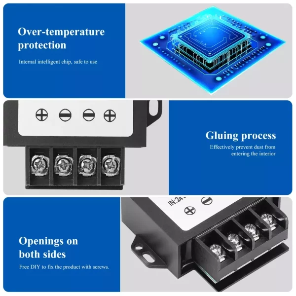 DC 24V to 12V Step Down Converter,DC  Voltage Buck Converter, Power Transformer
